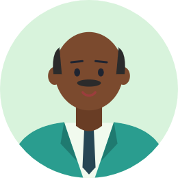 Cartoon client avatar