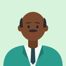 Cartoon client avatar