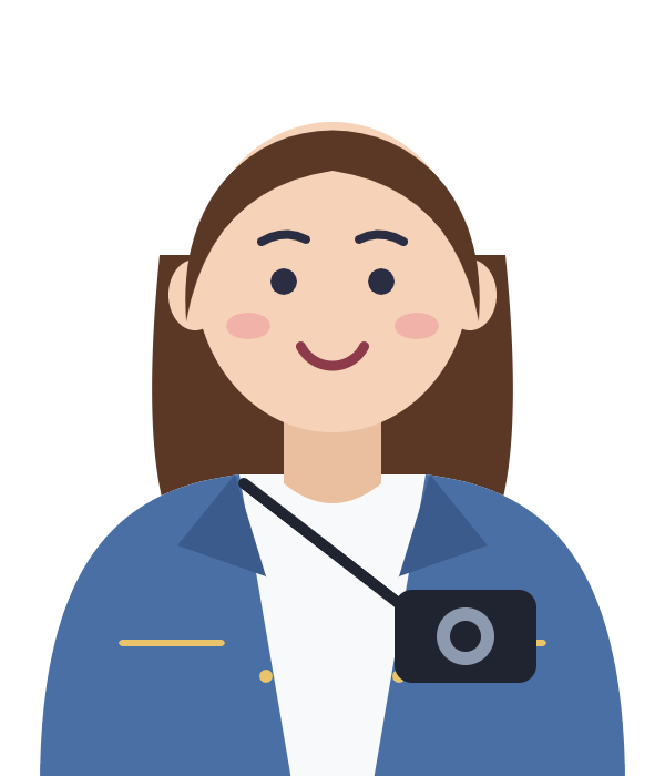 Cartoon team member illustration