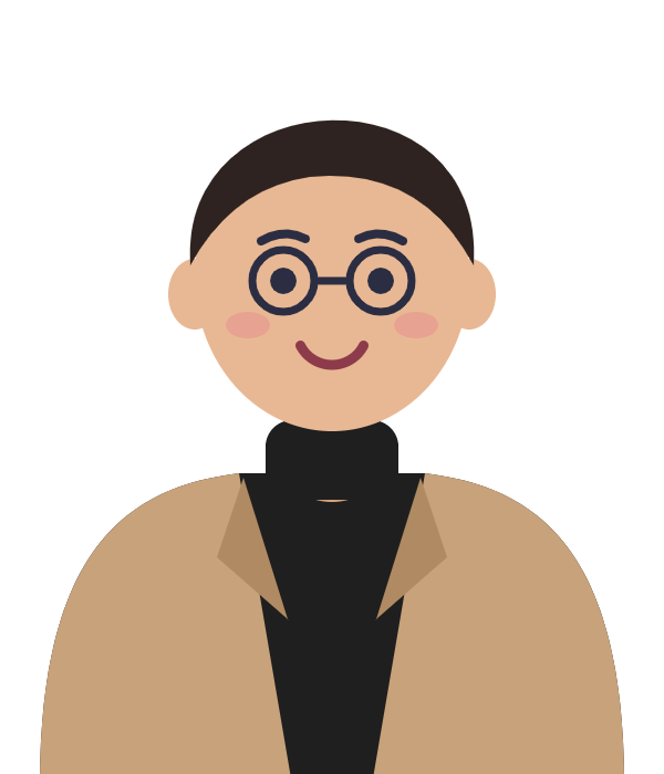 Cartoon team member illustration