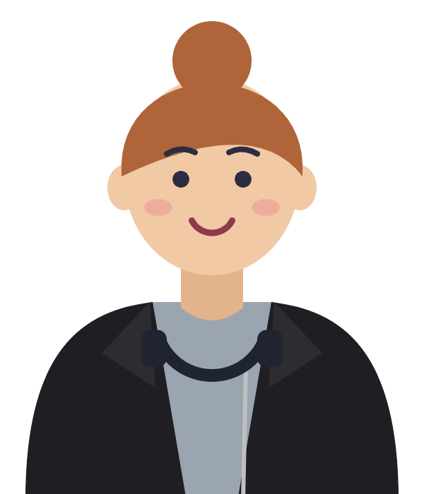 Cartoon team member illustration